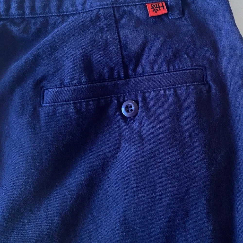 Habitat Skateboards Men's Chino Pants Size 32 Navy Blue Straight Leg Skate Wear